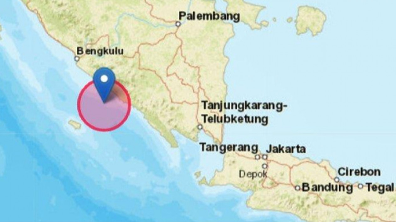 Selain Bali Sabtu Pagi Gempa Bumi Juga Guncang Bengkulu Mangnitudo