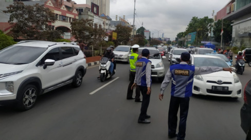 Uji Coba Ganjil Genap Di Jalan Margonda Depok Diberlakukan Lalu Lintas