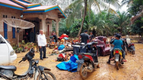 Permukiman Transmigrasi Di Solok Selatan Dilanda Banjir