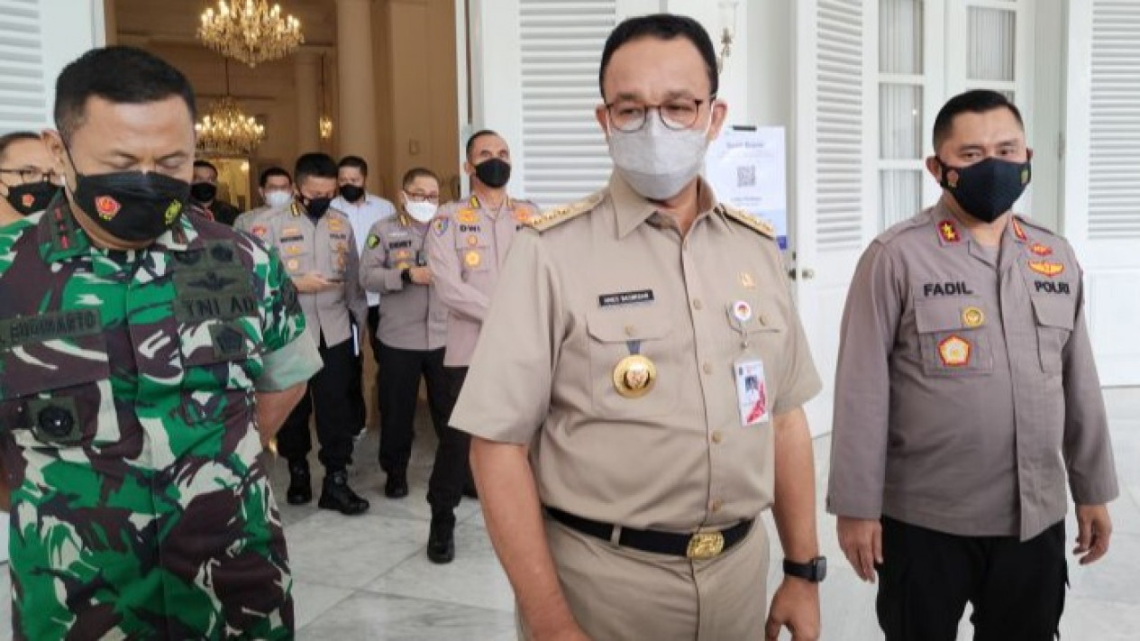 PPKM Di Jabodetabek Naik Ke Level 3 Anies Teknis Tunggu Instruksi