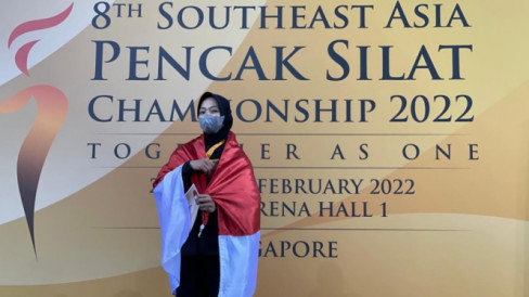 Atlet Asal Kudus Raih Emas Di Pencak Silat Championships Singapura