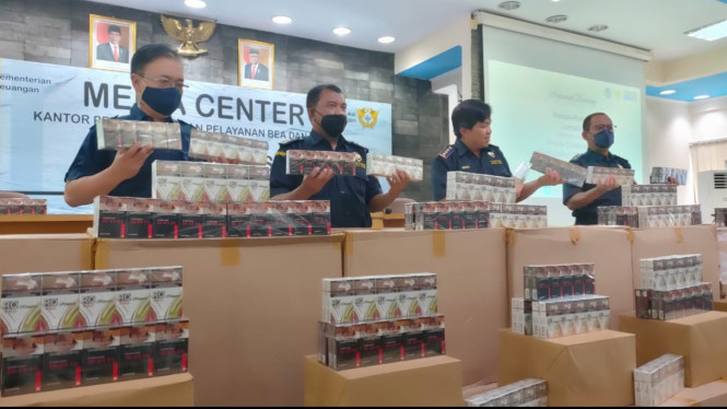 1 92 Juta Batang Rokok Ilegal Tanpa Cukai Diamankan Kerugian Negara