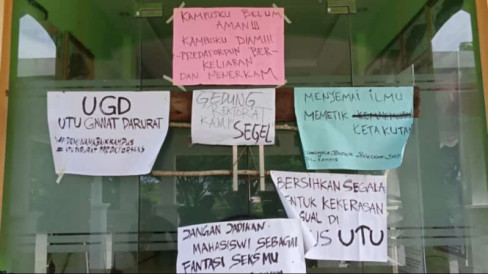 Tuntut Penuntasan Pelecehan Seksual Oknum Dosen Kepada Mahasiswi