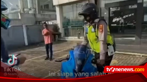 Viral Di Medsos Motor Baru Keluar Dealer Ditilang Polisi Lampung