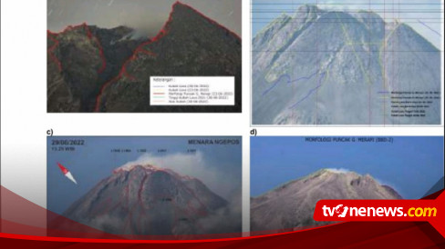 Dalam Sepekan Gunung Merapi Luncurkan Kali Guguran Lava