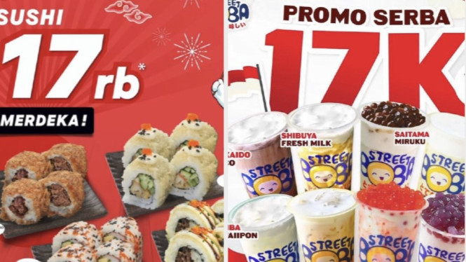 Catat Daftar Promo Hari Kemerdekaan Agustus Ichiban Sushi