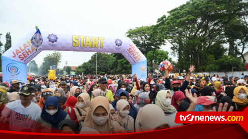 Sambut Muktamar Muhammadiyah Ke Ribuan Warga Kebumen Ikuti Jalan Sehat