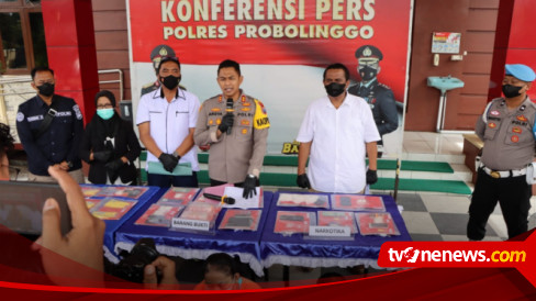 Ungkap Kasus Narkoba Bulan September 2022 Polres Probolinggo Amankan