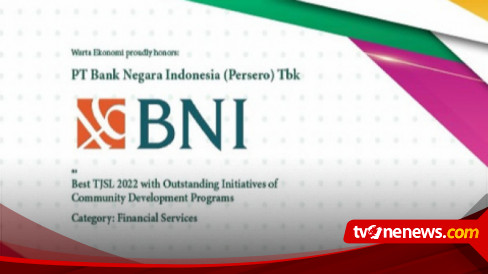 BNI Raih Apresiasi TJSL BUMN Award 2022 Sokong Ekonomi Community