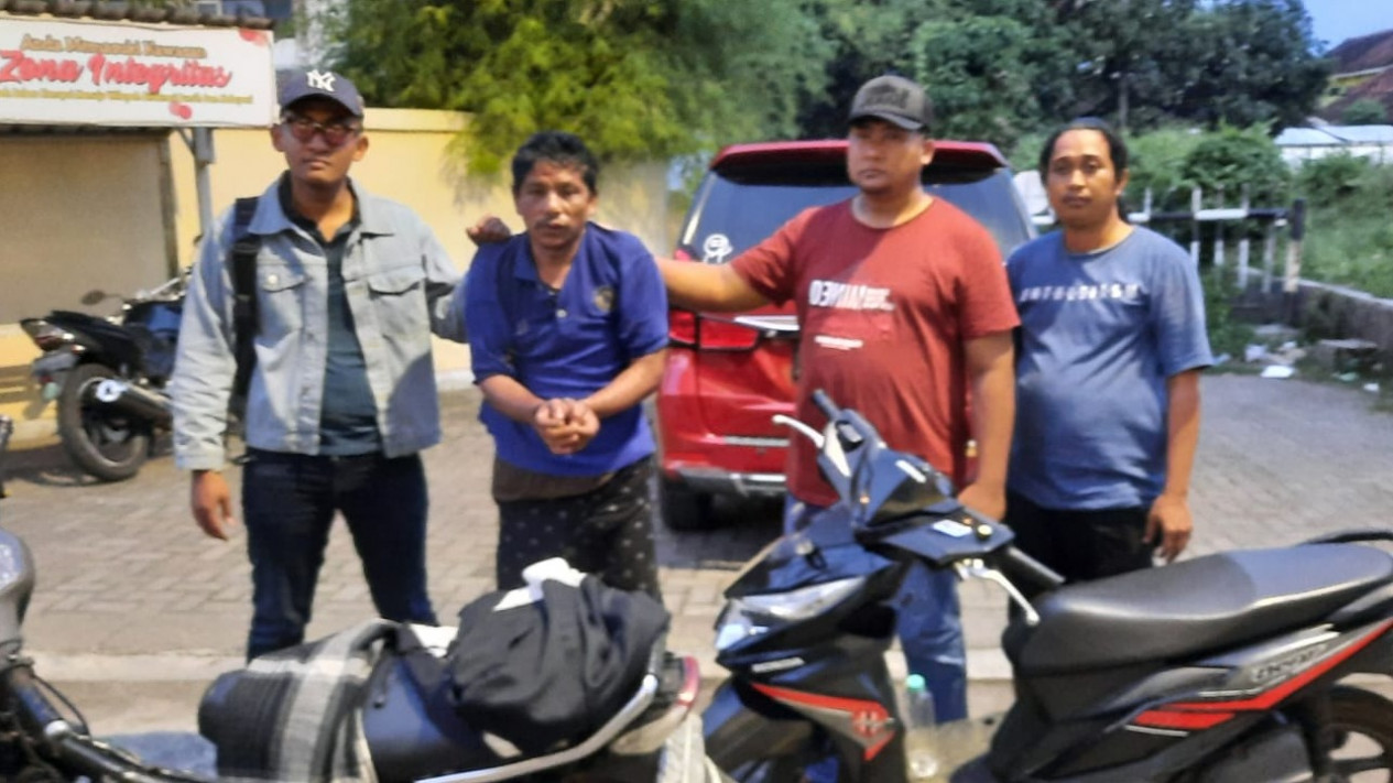 Residivis Kambuhan Babak Belur Kena Amuk Massa Saat Aksi Mencuri Motor