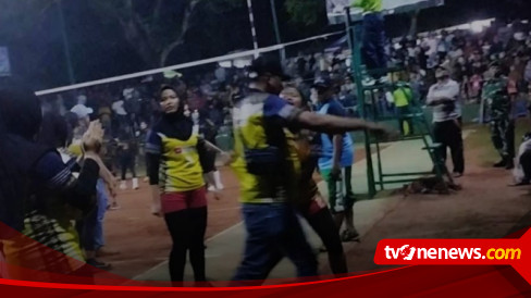 Final Turnamen Bola Voli Dandim Cup 2022 Di Pamekasan Ricuh Hingga