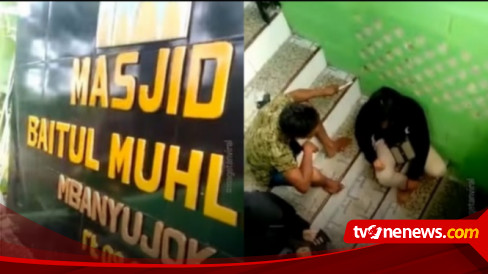 Viral Video Pasangan Sejoli Diduga Mesum Di Toilet Masjid Kepergok