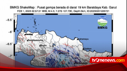 Gempa Magnitudo Guncang Garut Terasa Hingga Kota Bandung