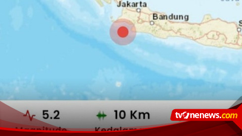 Gempa Magnitudo 5 2 Guncang Banten Getaran Dirasakan Hingga Jakarta