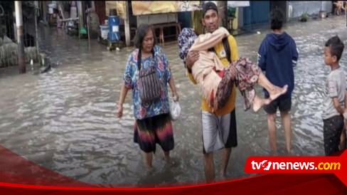 Bengawan Solo Meluap Lima Kabupaten Kota Dikepung Banjir