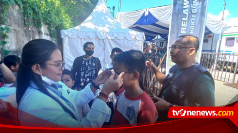 Layanan Kesehatan Gratis Relawan Bumn Bagi Bagi Kacamata Gratis Ke