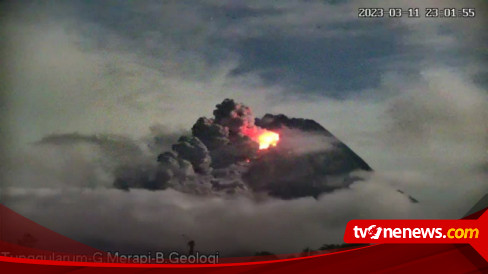 Gunung Merapi Kembali Luncurkan Awan Panas Guguran Pada Sabtu