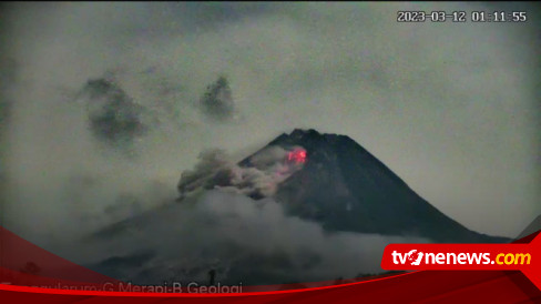 Gunung Merapi Kembali Erupsi Pada Minggu Dini Hari Dalam 24 Jam