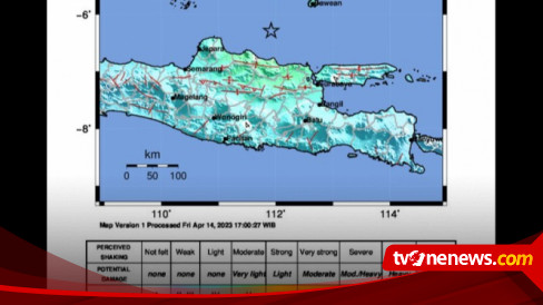 Tuban Diguncang Gempa Sejumlah Warga Di Surabaya Berlarian Rasakan