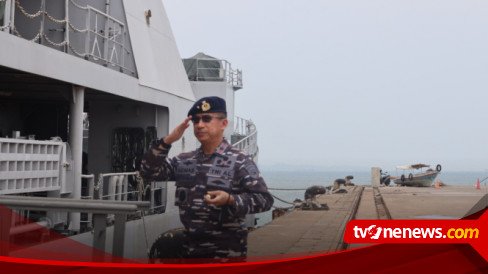 TNI AL Lepas Lima Kapal Perang Satgas Operasi Trisila 2023