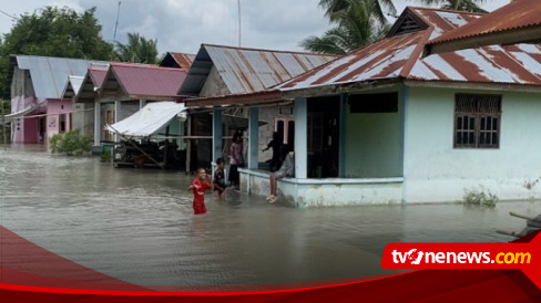 Banjir Rendam Belasan Rumah Di Sigi Kepala Keluarga Mengungsi Di