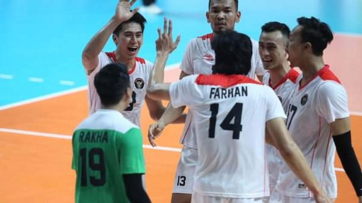 Voli Putra Indonesia Cetak Hattrick Medali Emas SEA Games 2023