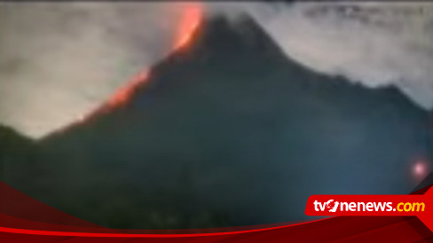 Dalam 6 Jam Gunung Merapi Luncurkan 25 Kali Guguran Lava Pijar Sejauh 1