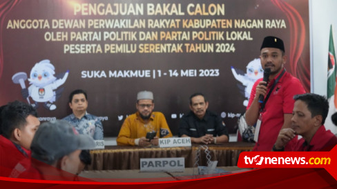 Daftarkan 25 Bacaleg PDIP Nagan Raya Minta KIP Profesional Jujur Dan Adil