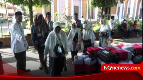 Kloter Awal Masuk Asrama Haji Sukolilo Surabaya Jalani Karantina