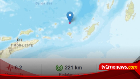 Gempa Magnitudo 6 2 Guncang Maluku Tenggara Barat