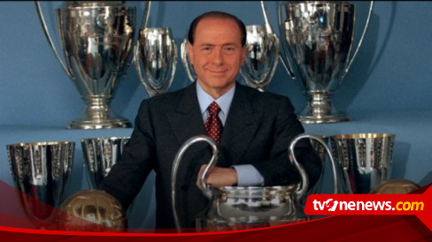 Mantan Presiden AC Milan Silvio Berlusconi Tutup Usia Akibat Infeksi