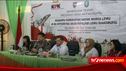 Bupati Kotim Halikinnor Dukung Program Kpk Cegah Korupsi Mulai Dari Desa