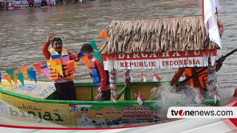 Kemeriahan HUT RI Ke 78 Di Binjai Wali Kota Binjai Ikut Menyusuri