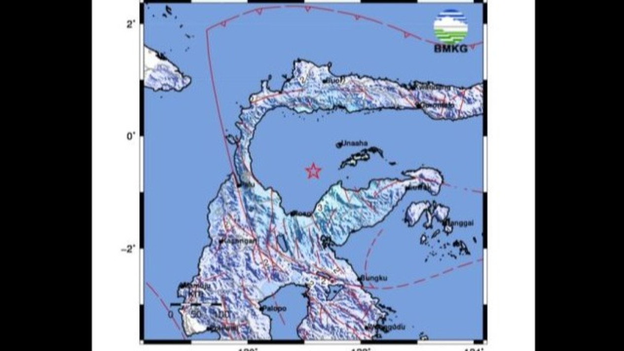 Gempa Terkini M 5 2 Guncang Tojo Una Una BMKG Akibat Aktivitas Sesar