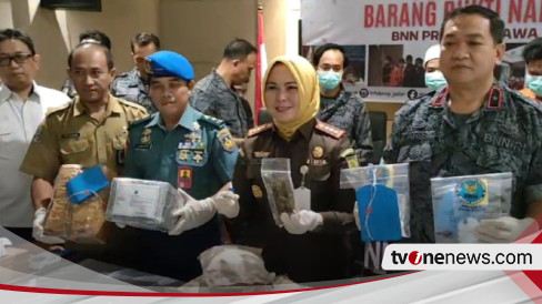 Bnnp Jatim Musnahkan Barang Bukti Narkoba Jaringan Malaysia