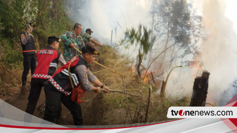 Kebakaran Kawasan Taman Nasional Bromo Tengger Semeru Semakin Meluas