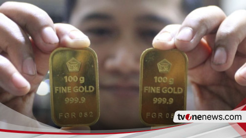 Harga Emas Batangan Hari Ini Naik Rp2 000 Per Gram