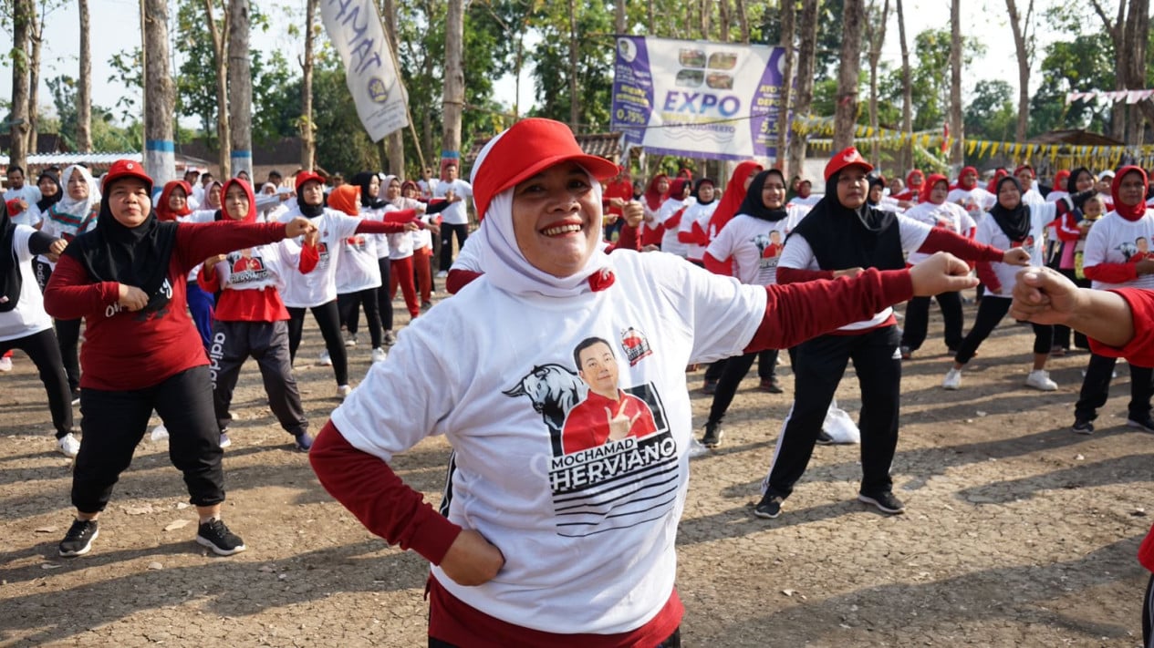 Gelar Kegiatan Senam Relawan Sedulur Saklawase Raih Antusiasme Masyarakat