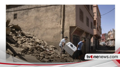 Gempa Berkekuatan M Guncang Maroko Orang Tewas