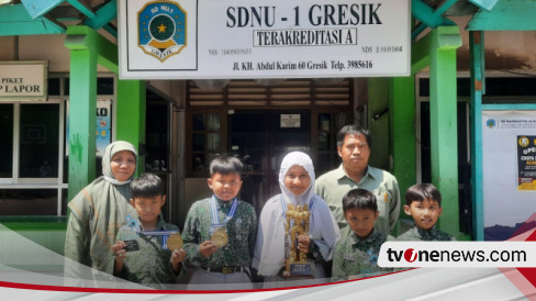 Bikin Bangga 5 Siswa SD NU Di Gresik Siap Bertarung Dalam Kejuaraan