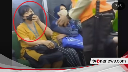 Viral Emak Emak Marahi Sejumlah Penumpang Lain Di KRL Bogor Jakarta