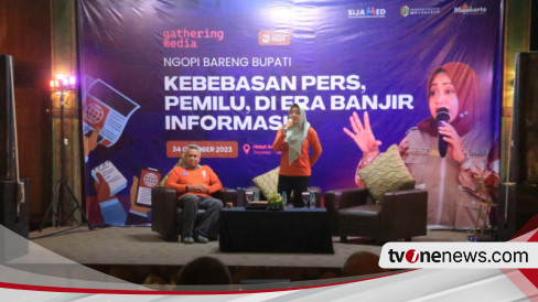 Hadiri Ngopi Bareng Insan Pers Bupati Ikfina Harapkan Media Bisa Jadi