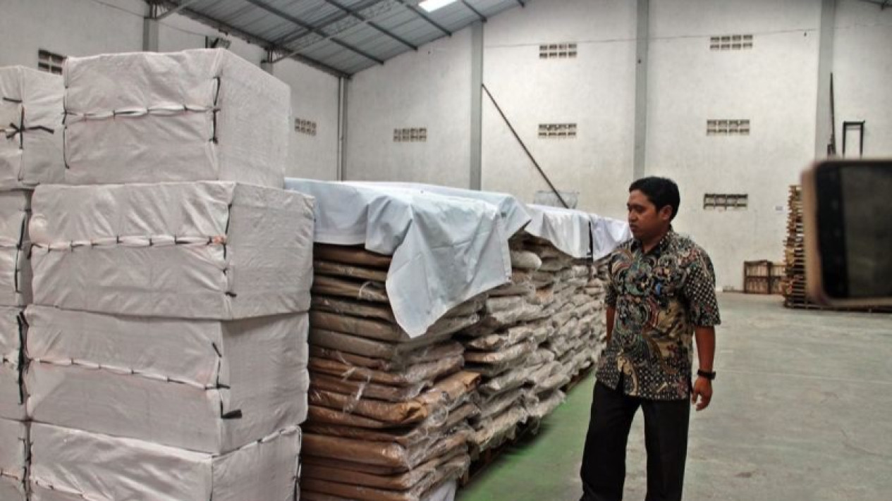 Logistik Pemilu Tahap Pertama Lengkap Tiba Di Kpu Surakarta