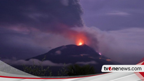 Sinyal Bahaya Gunung Ile Lewotolok Alami 464 Kali Erupsi Selama