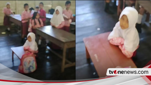 Viral Selama Dua Tahun Seorang Murid SD Di Katingan Duduk Melantai Di