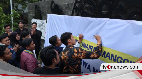 Bem Unair Gelar Deklarasi Kawal Pesta Demokrasi Dengan Damai Tanpa