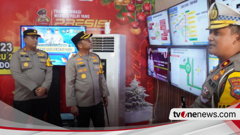 Kapolresta Sidoarjo Pantau Libur Nataru Beri Motivasi Personel Di Pos