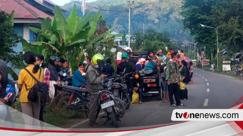 Lewotobi Kembali Erupsi 800 Warga Mengungsi Di Kantor Camat Wulanggitang