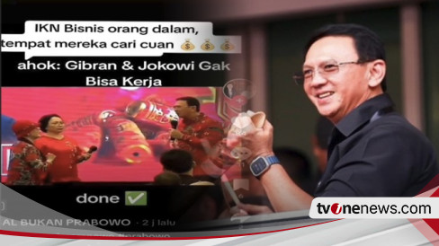 Ahok Kuliti Kinerja Jokowi Viral Di Media Sosial Emang Gibran Bisa Kerja