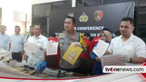 Polisi Tangkap 6 Pelaku Pemalsuan Materai Tempel Yang Rugikan Negara